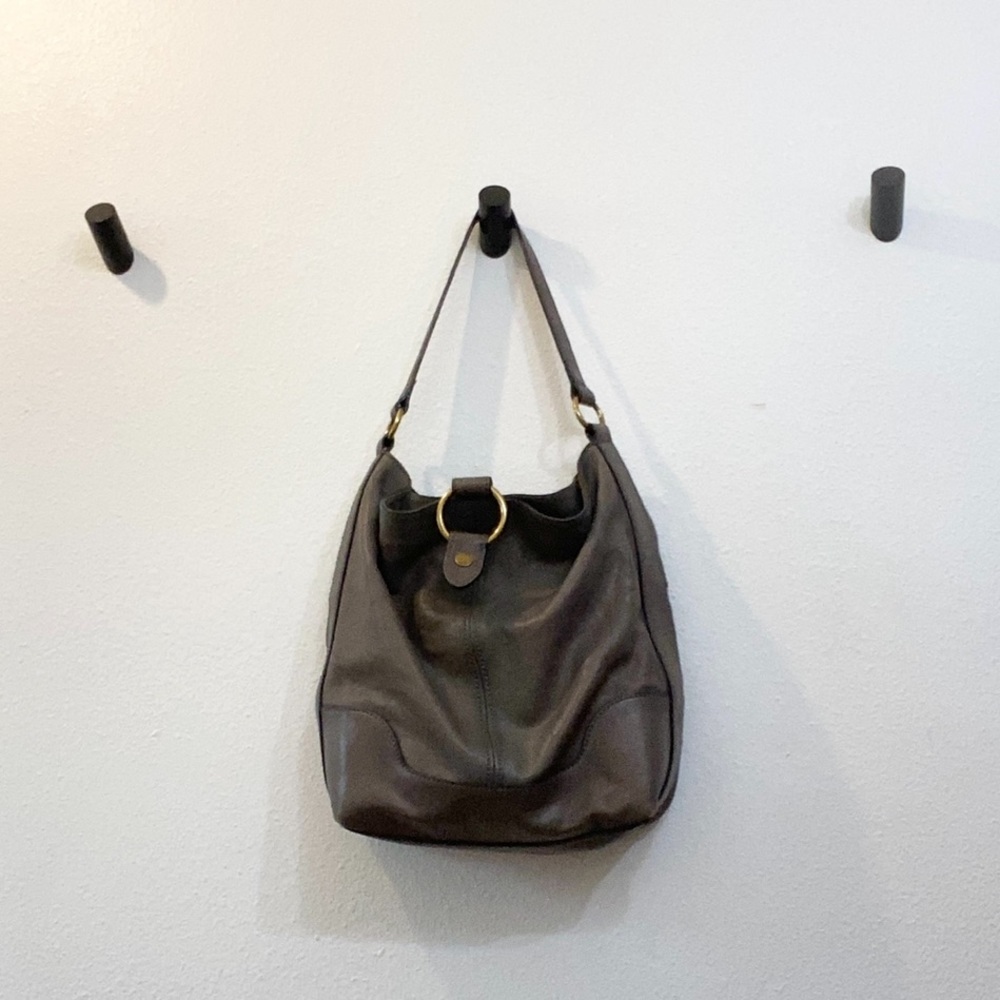FRYE Leather Ring Hobo Bag - Picture 3 of 12